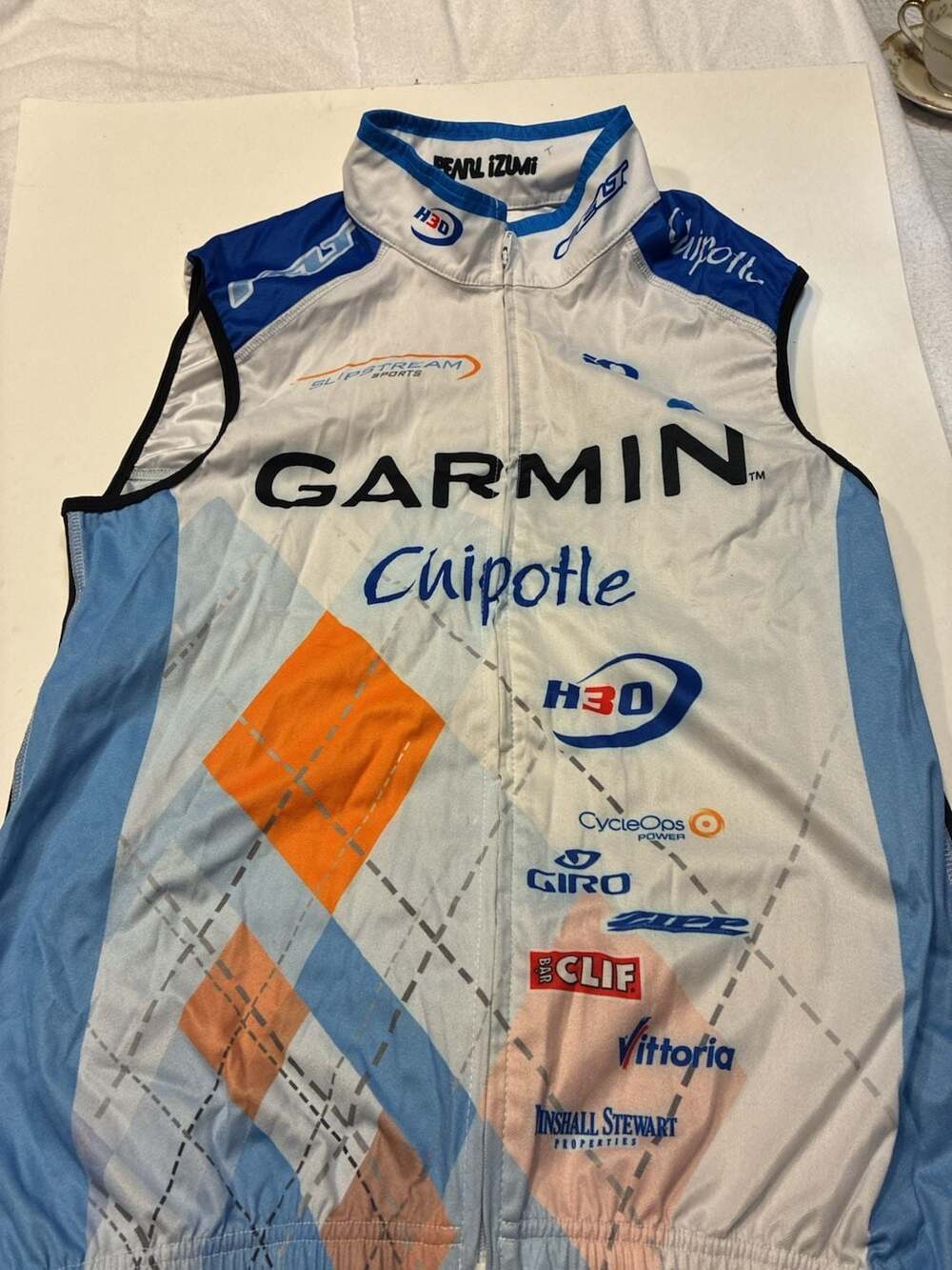 Pearl Izumi Garmin-Chipotle Slipstream Pro Cycling Team Vest Size Small